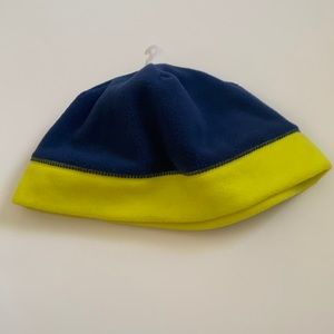 Crazy 8 Kids Boys Hat Fleece Navy Lime Green Cap M(7-8)